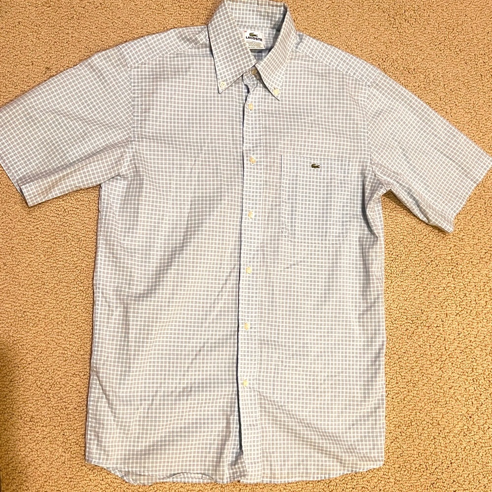 Lacoste short sleeve button up